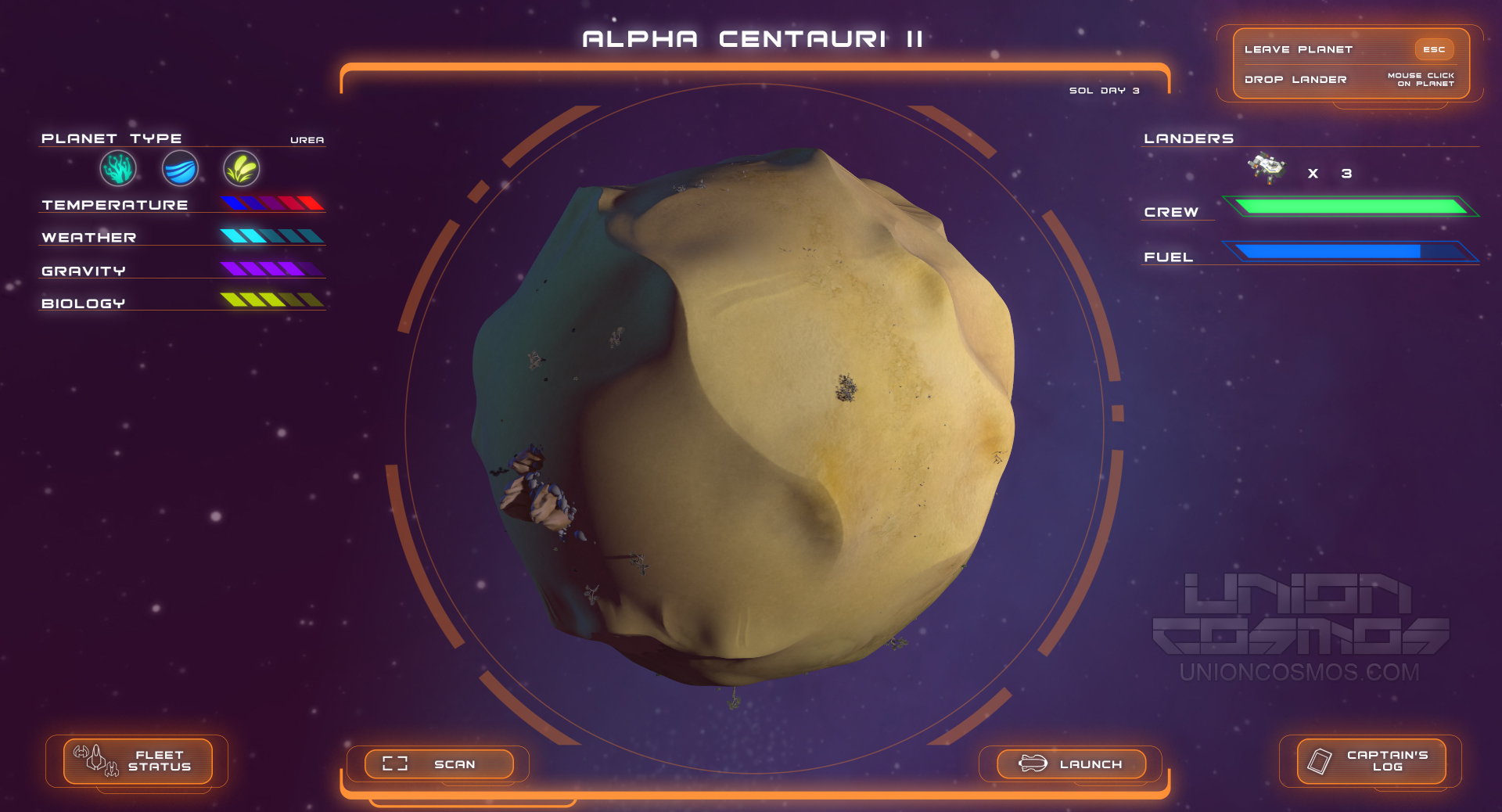 union-cosmos-star-control-origins-screenshot-planeta